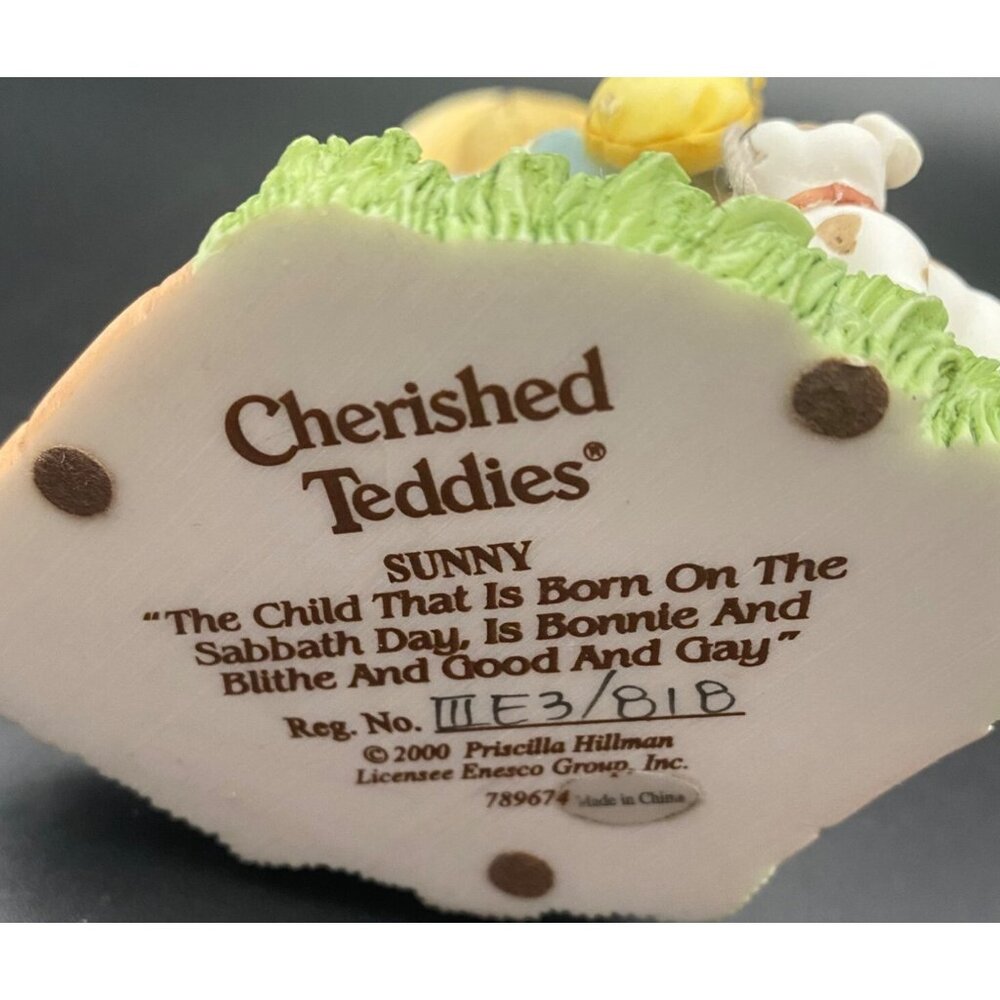 Lot of 7 Cherished Teddies Figurine Collection Monday through Sunday ‘s Child - Picture 15 of 16